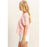 Pink Skies Top: Baby Pink