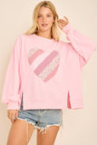 Patchworkin’ My Heart Top: Pink