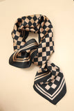Checker Wild Rag: Black/White
