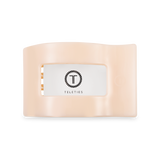 Almond Beige Rectangle Hair Clip: Medium