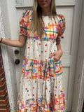 Dot Cake Party Dress: Confetti Garden