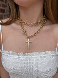 Luxe Layers Chain Necklace: Gold
