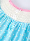Speckled Spring Dress: Sky Blue