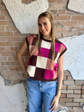 Girl on the Go Top: Fuchsia Mix