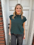 Knitted Ease Top: Green
