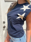 Starry Night Top: Navy