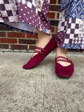 All Eyes on Me Flats: Cranberry