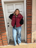 Diamond Dolly Vest: Wine