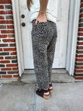 Leopard Love Barrel Jeans: Leopard