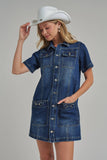 Equestrian Era Dress: Dark Wash