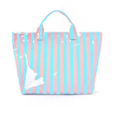 Beach Bougie Tote Bag: Fuchsia Orange