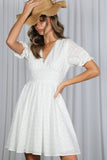 Cottage Cutie Dress: Off White