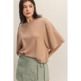 Everyday Essential Top: Dark Taupe