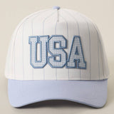 USA Trucker Hat: Light Blue