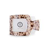 Blonde Tortoise Square Hair Clip: Medium