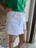 Solid Springs Skort: Optic White