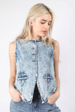 Dare To Denim Top: Lightwash
