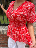 Red, White & Ready Top: Red