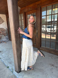 Beachy Boho Skirt: Ivory