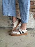 Calm Down Sneakers: Sand Combo