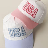 USA Trucker Hat: Light Blue