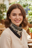 Boho Floral Bandana: Cream