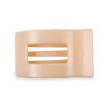 Almond Beige Rectangle Hair Clip: Medium