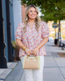 Kennedy Tote: Natural Lime