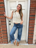 Golden Hour Sweater Top: Oatmeal