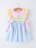 "Jesus Loves Me " Dress: Pastel Mix