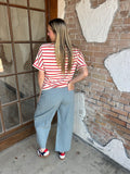 Easy Living Pants: Slate Blue