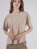Easy Enough Top: Taupe