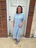 Hooked On Hues Dress: Blue