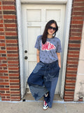 Game Day Pennant Tee: Red