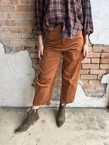 Coffee Break Corduroy Pants: Camel