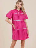 Steal Your Love Dress: Fuchsia