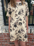 Desert Rose Dress: Ecru