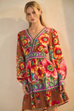 Petal Parade Dress: Multi-Color
