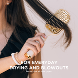 Vented Hair Brush: Tan