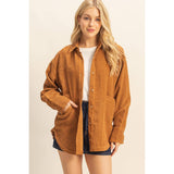 Keep it Classic Cord Jacket: Caramel
