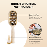 Vented Hair Brush: Tan