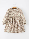 Duck Duck Darling Girls Dress: Camo