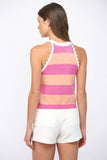 Palm Springs Top: Pink/Orange