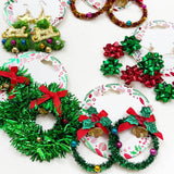 Christmas Theme Dangle Earring Set: MIX COLOR