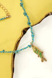 Lucky Catch Necklace: Pink