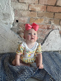 The Cutest Chick Romper: Yellow