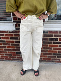 Retro Routine Corduroy Pants: Cream