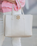 Heath Tote Bag: Woven Almond