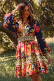 Petal Parade Dress: Multi-Color