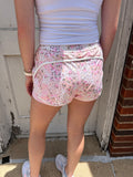 Playful Patchwork Shorts: Pink